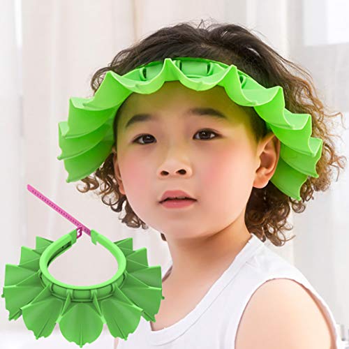 Baby Silicone Shower Cap Bathing Hat, Adjustable Shower Cap Kids, Infants Soft Protection