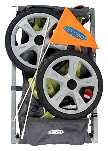 Pacific Cycle InStep Sync single bicycle trailer green/grey