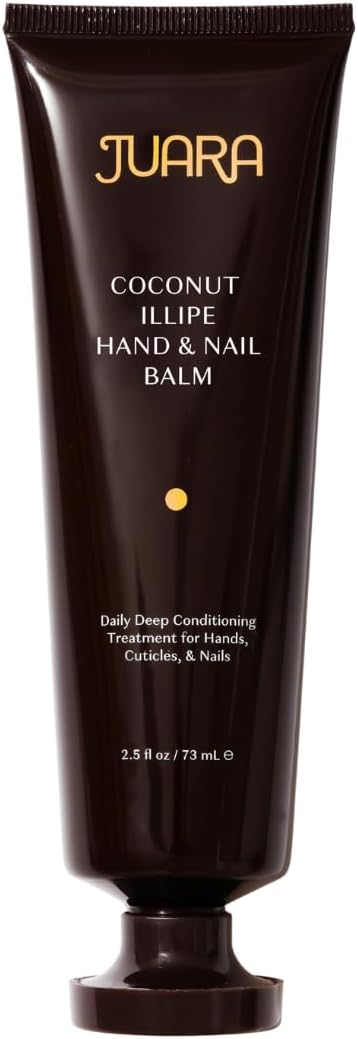 Hand & Nail Balm - Anti Aging Hand Cream for Dry Cracked Hands - Cuticle Treatment with Coconut Oil & Shea Butter - Moisturizing Hand Cream for Women - Natural Ultra-Rich Hand Balm