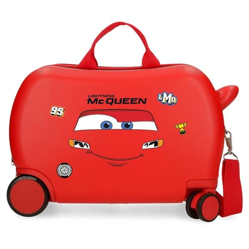 Joumma Disney Cars Mcqueen Red Maleta Infantil Rojo 45x31x20 cms Rígido 1,8 kgs ABS 1,8 kgs 24,6L Equipaje de Mano