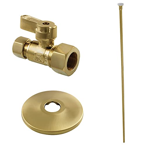 Kingston Brass KF53357TKF20 Toilet Supply Kit, 5/8