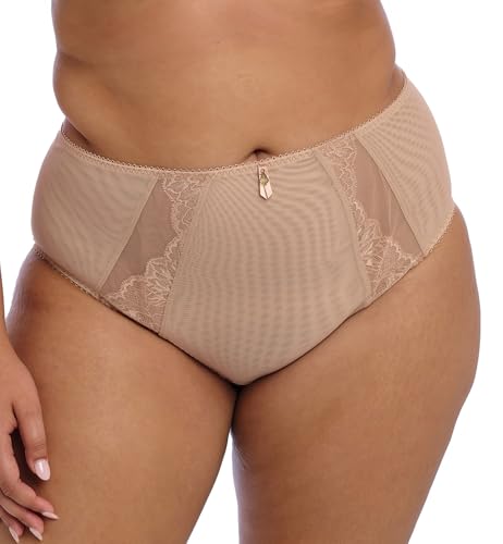 Elomi Women's Cate Allure Full Coverage Brief Underwear, Sahara, 3XL Plus