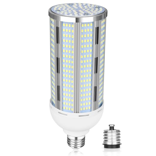 100W LED Corn Bulbs,12000 Lumen,6000K Daylight White,E26/E39 Base LED Corn Light Bulb,AC85-265V,LED Replacement Metal Halide HID CFL for Commercial Industrial Lighting Warehouse Garage Workshop.