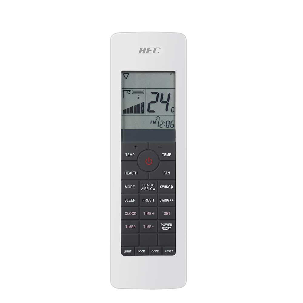 HEC - Aire Acondicionado Split Mural A++/A+ - Wifi - Aire Inteligente - Ventilador 5 Velocidades - Sistema Dry - Bomba de Calor -R32 - (2.6KW - 2236 Fg)