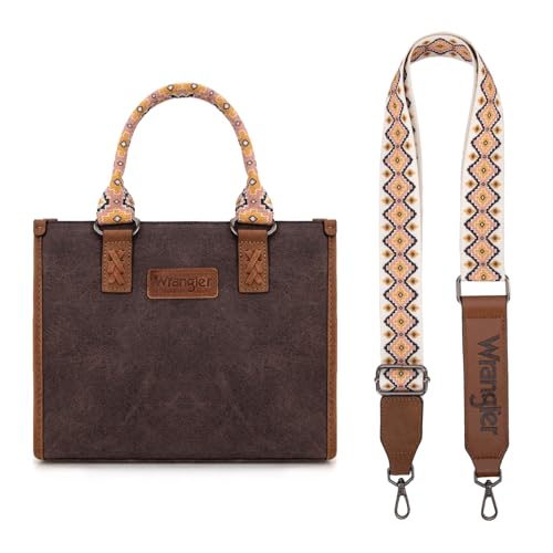 Image of Montana West Wrangler Tote Bag for Women Aztec Western Retro Purse Top Handle Handbags