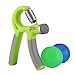 Hand Grip Strengthener - Free Waterproof Carrying Case and Exercise Guide - 100% Life Time Guarantee
