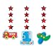 Creative Converting Fun at One Happy First Birthday Boy Hanging Decorations