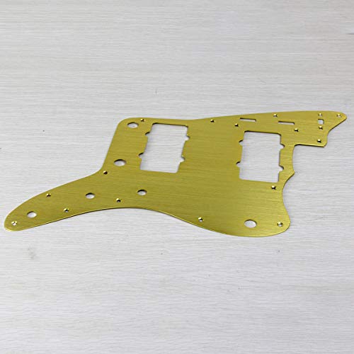 Fleor Pickguard de guitare vintage en métal pour guitare Fender American Jazzmaster Doré - Les Beatles, Paul McCartney, John Lennon, RIngo Starr, George Harrison Fleor Pickguard de guitare vintage en métal pour guitare Fender American Jazzmaster Doré – Image 5