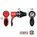 Powerbuilt Ratcheting Palm L-Handle Mini Bit Driver, Fits 1/4 Inch Screwdriver Bits, Small Space, Furniture Assembly, Bikes - Red 941487
