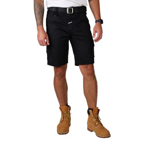 Ellobird Work Shorts for Men Construction Workwear(Black Knight38) - image 1