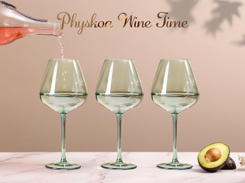 Physkoa Sage Green Wine Glasses