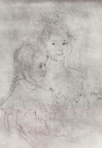 Toile Valentin Serov Portrait des filles du SS Botkine impression murale 60x90cm