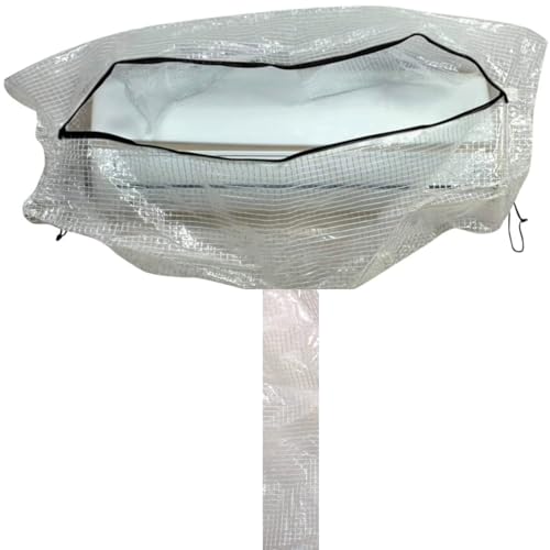 Image of FIVA AC Service Cleaning Cover for Split AC Indoor Unit | Waterproof Reusable Service Bag for Washing & Coil Cleaning | Dust & Splash Proof | Easy Fit for Home & Professional Use (pvc Dhaga, 45)