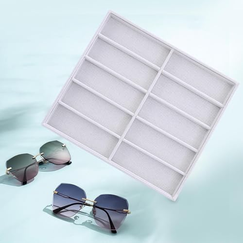 Présentoir boîte à lunettes multifonction : tri facile avec le support lin