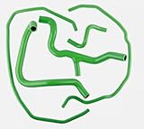 OHOB-COOL Silicone Radiator Hose For 2005-2012 06 07 08 09 10 11 Ford Focus Mk2 ST225 225HP Coolant (green 8576 ohgr)