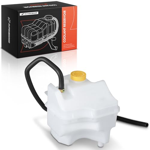 A-Premium Engine Coolant Overflow Recovery Reservoir Tank [with Cap & Hose] Compatible with Nissan Altima 2013-2019, Maxima 2016-2018 - Front