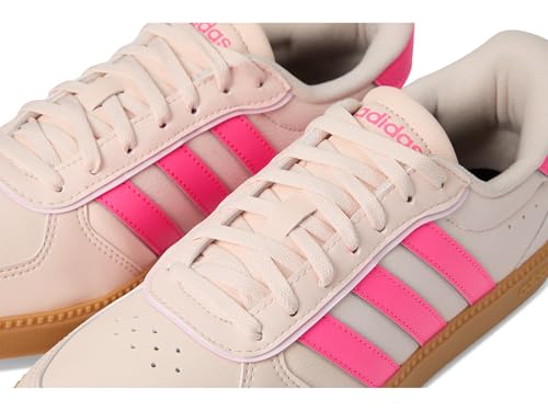 Image of adidas Womens Breaknet Sleek Sneakers Shoes Casual - Brown