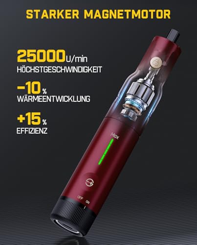 Fanttik F2 PRO Akku Multifunktionswerkzeug, starker Magnetmotor mit 5 Gang – Ansicht 2