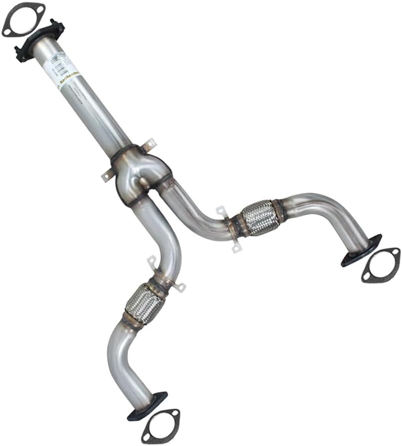 Exhaust Front Flex Y Pipe Compatible for 2006-2008 Infiniti M35 3.5L | Stainless Steel | Northeastern Exhaust | Free Gaskets amd Bolt Kit Included | Direct-Fit Replacement