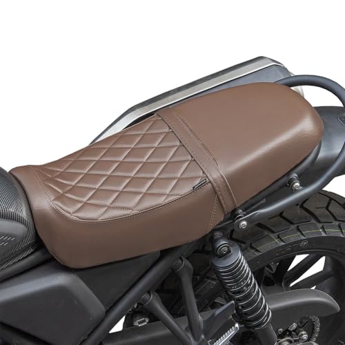 Selle de moto complète conducteur passager marron grand confort pour CL500 CL300 SCL500