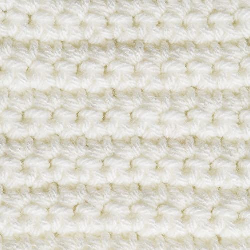 Bernat Super Value Winter White Yarn - 3 Pack of 198g/7oz - Acrylic - 4 Medium (Worsted) - 426 Yards - Knitting/Crochet by Bernat - Image 3