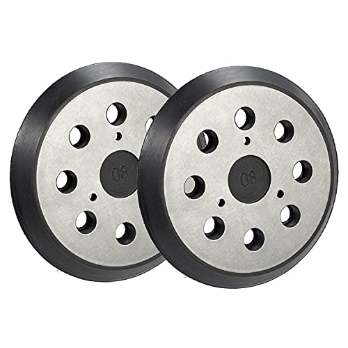 5 inch 8 Hole Sander Hook and Loop Pad - RSP26 Upgraded Metal Backing -Suitable for DeWalt, Black & Decker Tools, Replaces DeWalt OE # 151281-08 Fits DW420 DW421 Dw423 (2 Pack)