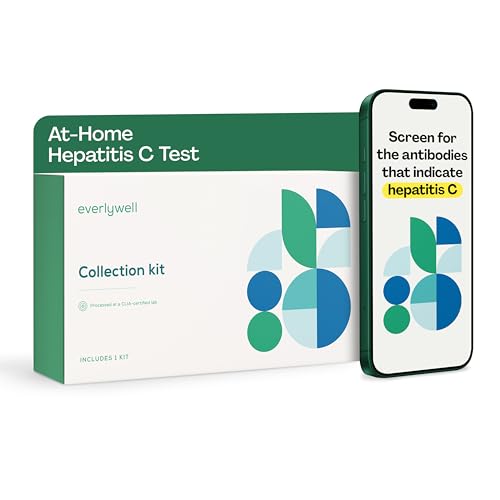 Image of Everlywell At-Home Hepatitis C Test Collection Kit for Women and Men. Get Discreet, Accurate Results at Home from a CLIA-Certified Lab Within Days, for Ages 18 Plus