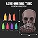 SOYO Incense Waterfall Burner Skull Christmas Decoration, Backflow Ceramic Incense Holder Goth Decor, Incense Fountain with 120 Incense Cones & 30 Incense Sticks