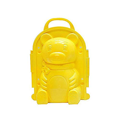 Brave669 Penguin Cats Snowball Maker Tools for Kids, Bear Santa Claus Winter Snow Mold Snowball Maker Clip Kids Toy Random Color Bear Snow Mold