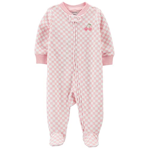 La mejor comparación de Cómoda cerezo comprados en linea. 34 Carter's 1 pieza 100% ajuste cómodo para niñas, Cereza a cuadros rosa, 9 Meses