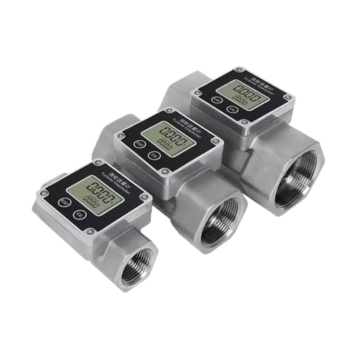 Débitmètre électronique à turbine en aluminium robuste de 1.5 pouce