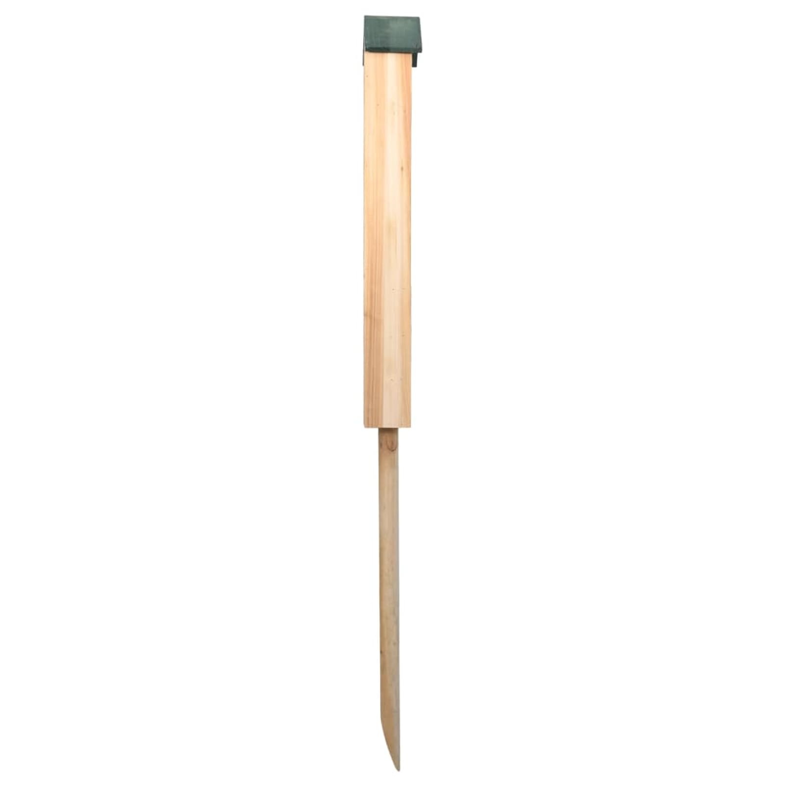 Homgoday Albergo per Insetti in Legno Naturale con Materiali Biologici, Abete, Pino e BAMB¨´, 15x11x150 cm, Ideale per Api, Bombi e Farfalle