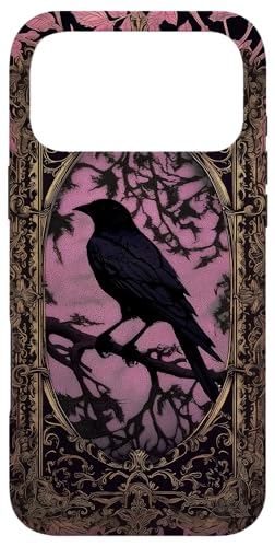 Black Crow Raven Bird �S�X �S�V�b�N �E�B�b�` �p�[�v�� �X�}�z�P�[�X iPhone 17 Pro Max �p