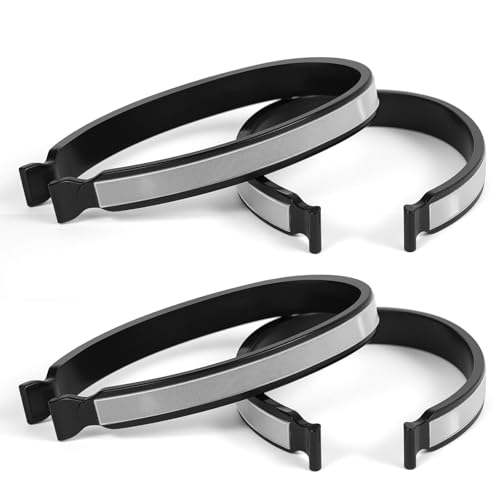 vsshe 4 pcs Pinces à Vélo Réfléchissantes, Clip de Pantalon Réfléchissant à Vélo, Pince Pantalon Velo, Clips Universels pour Cyclistes, Serre Pantalon...