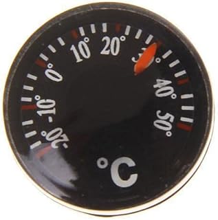 BNF® 10xhandy Mini Round Indoor Tour Healthy Black PP Thermometerweather Meters Gadgets Other Electronics Consumer