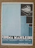  Programme Cinéma Madeleine (circa 1929) – 14x18 cm, 4 p –The Broadway Melody, le premier film parlant – Résumé – Synopsis en anglais - Photos N&B de Bessie Love, Charles King, Anita Page