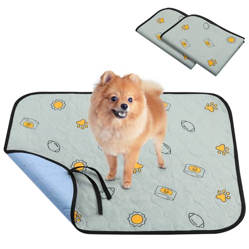 Reusable Pee Pads for Dogs - Washable Puppy Pads, Absorbent Puppy...