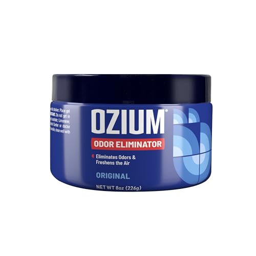 Ozium 8 Oz. 1 Pack Odor Eliminating Gel for Homes, Cars, Offices and More