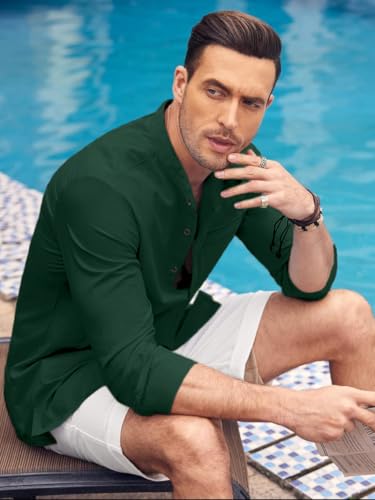 Image of Bellstone Men's Solid Cotton Shirt | Casual | Plain | Full Sleeve | Summer-Regular Fit| Men Stylish Shirt | Everyday Formal Wear |Soft Breathable Fabric | Everyday Smart Casual Wear