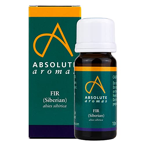 Absolute Aromas Fir, Siberian (Abies Siberica) Essential Oil 10ml - 100% Pure, Natural, Undiluted, Vegan and Cruelty-Free - for use in Diffusers, Oil Burners and Aromatherapy Blends.