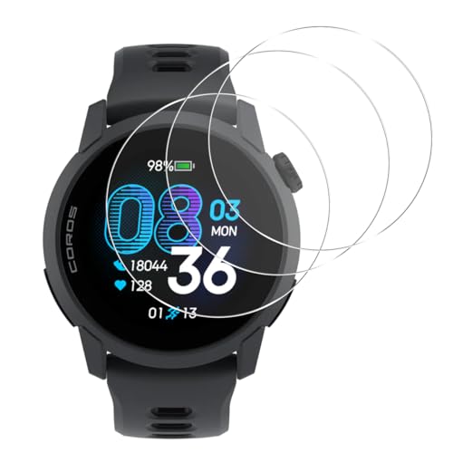 �Ή� COROS PACE 4 �K���X�t�C���� �y3���Z�b�g-�� �i���z coros pace4 �t�C���� �ی�t�B���� ��ʕی�V�[�g �t���V�[�� �J�o�[ �t���ی� �\�t�g �y ���{���Ɏq�f�ލ̗p �d�x9H �ϏՌ� ��U�h�~ ���� �C�A�[�� �����x ����