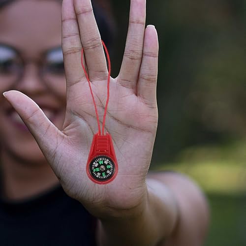 Brújula portátil BESPORTBLE para camping y senderismo miniatura 4