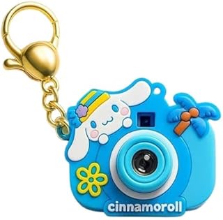VR Creatives Cute Mini Projector Camera Toy Keychain with Light Projection, Multicolor Cartoon Design with Bell for Kids a Price In India