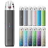 【正規品】Caliburn G4 Mini Pod System Kit 電子タバコ カリバーン G4 ミニ スターターキット 1100mAhバッテリー内蔵 エアフロー調整可 35Wの最大出力 POD型 TYPE-C充電 コンパクト ベイプ ニコチンフリー リキッドなし (Night Black)