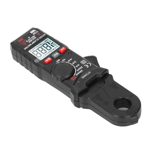 SENECESLI Digital Clamp Multimeter Advanced Electrician Voltage Amp Tester for Industrial and Automotive Professionals 1.25" LCD Display