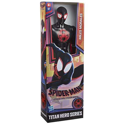 Marvel Spider-Man Miles Morales Toy, 12-Inch-Scale Spider-Man: Across the Spider-Verse Figure for Kids Ages 4 and Up - Image 3