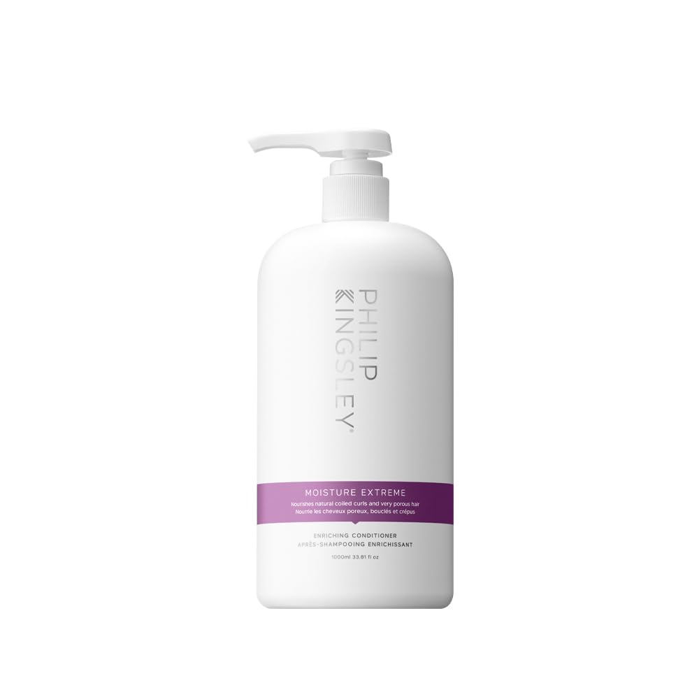 Philip Kingsley | Feuchtigkeit Extrem bereichernder Conditioner | Für lockiges, trockenes, strapaziertes Haar | Spendet Feuchtigkeit, spendet Feuchtigkeit und verleiht Glanz| 1000ml