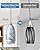 EDISHINE Pendant Light Fixture, Handcrafted Art Glass Hanging Light, Hardwired Ceiling Light, Grey Marble Glass Shade, Adjustable Brushed Nickel Rods, E26 Base, Pendant Lamp for Kitchen Island, Bar