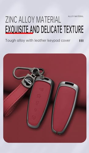 Étui de protection de clé Ford intelligent en cuir avec 5 boutons pour Explorer et Expedition.