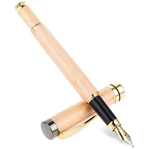 Cobee Natural Wood Fountain Pen for Smooth Writing Cover